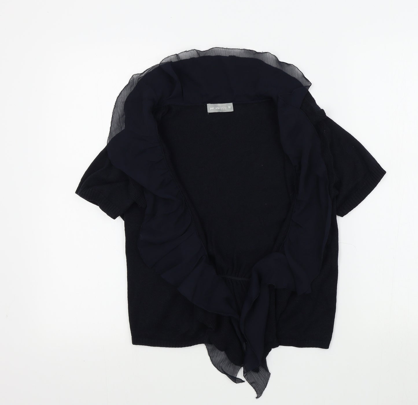 M&S Womens Blue   Cardigan Jumper Size 10