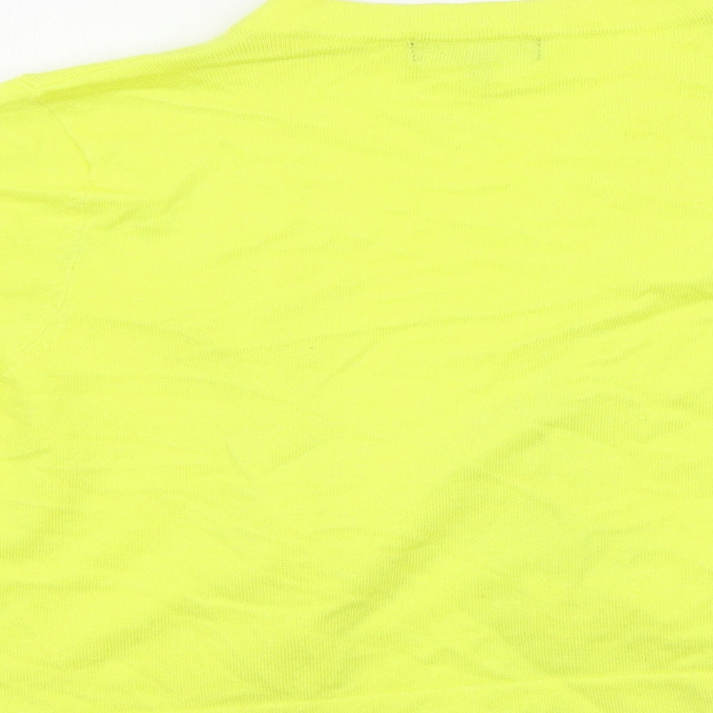 Debenhams Womens Yellow   Cardigan Jumper Size 14