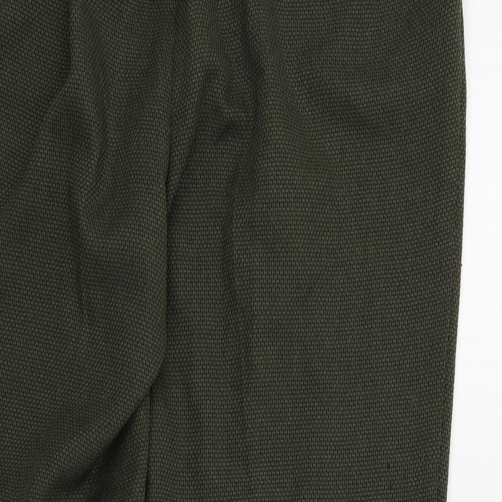 HONOR MILLBURN Womens Gold Geometric  Trousers  Size 14 L25 in