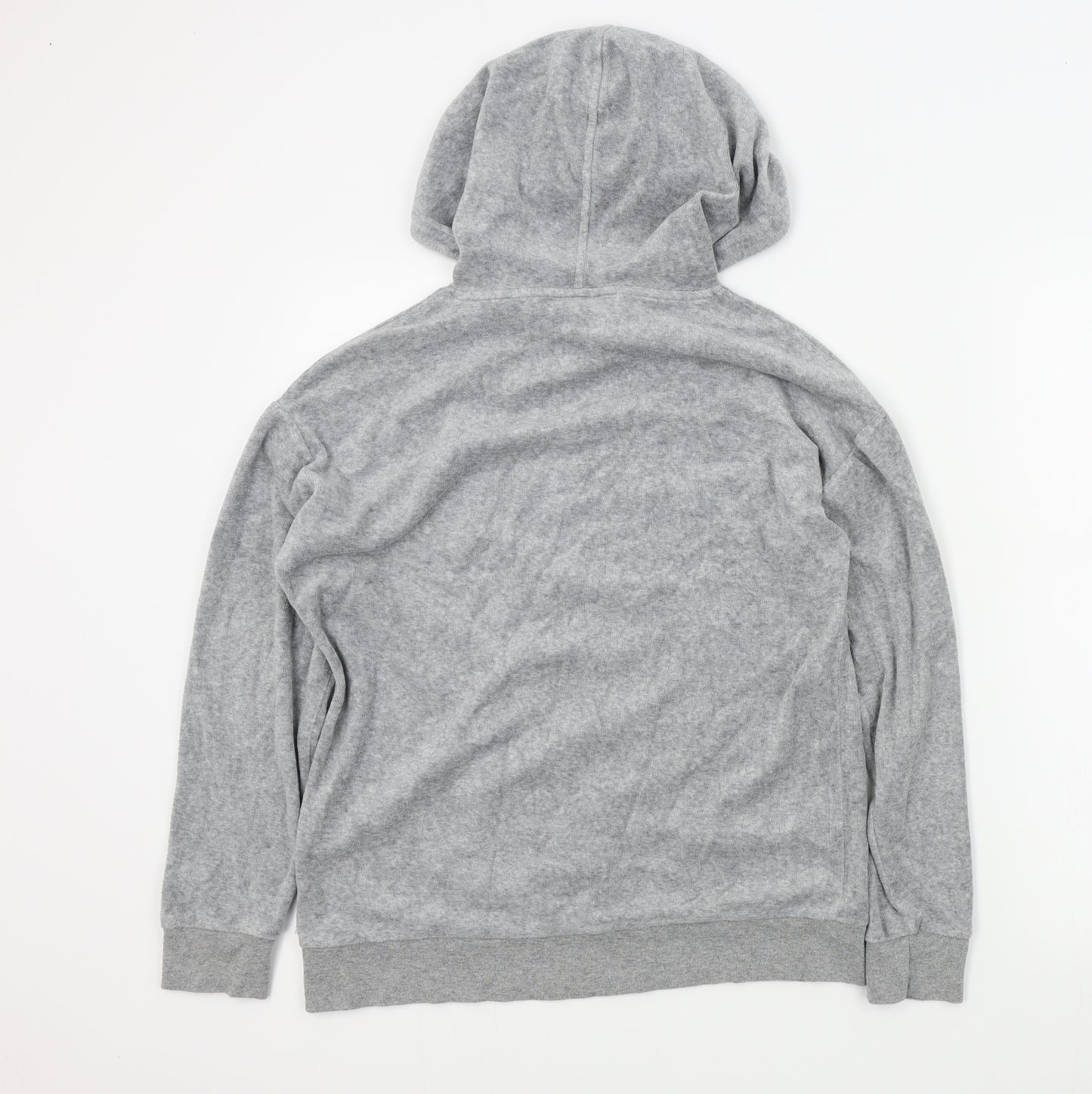 Papaya Womens Grey Colourblock  Pullover Hoodie Size S