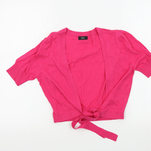 F&F Womens Pink   Cardigan Jumper Size 12