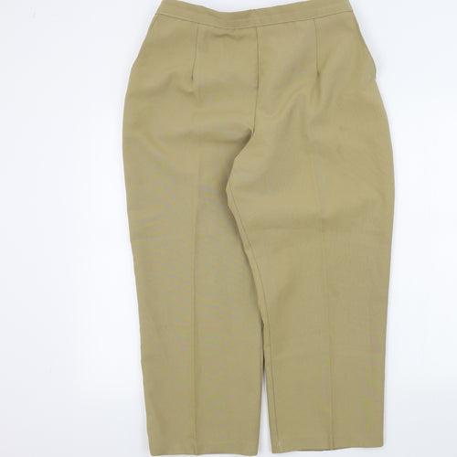 Preworn Womens Beige   Trousers  Size 18 L23 in