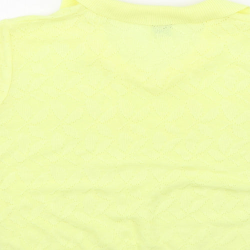 CARLYLE Womens Yellow   Pullover Jumper Size M
