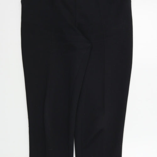 M&S Womens Black   Trousers  Size 14 L29 in
