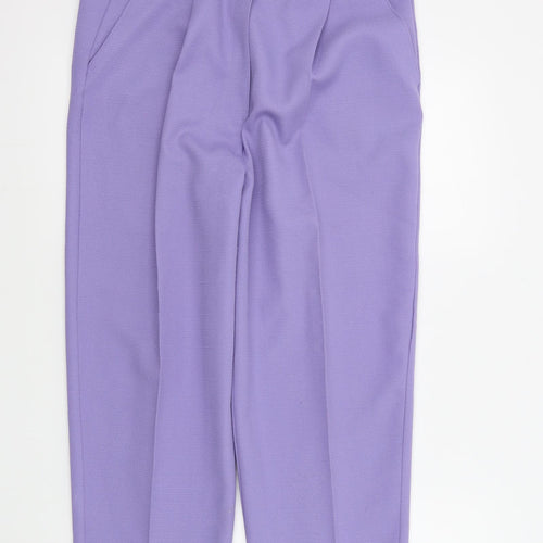 SEPARATE ISSUE Womens Purple   Trousers  Size 14 L23 in