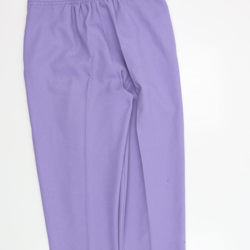 SEPARATE ISSUE Womens Purple   Trousers  Size 14 L23 in