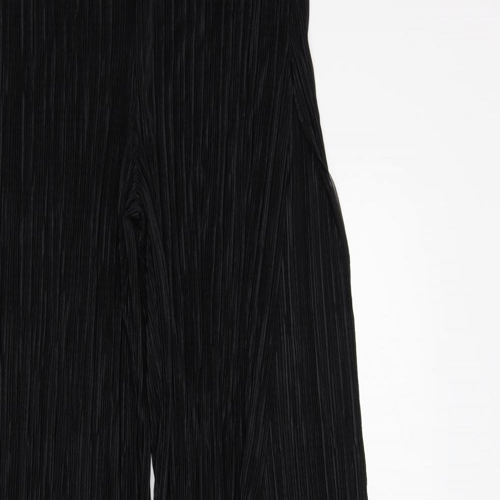 Boohoo Womens Black   Trousers  Size 10 L31 in