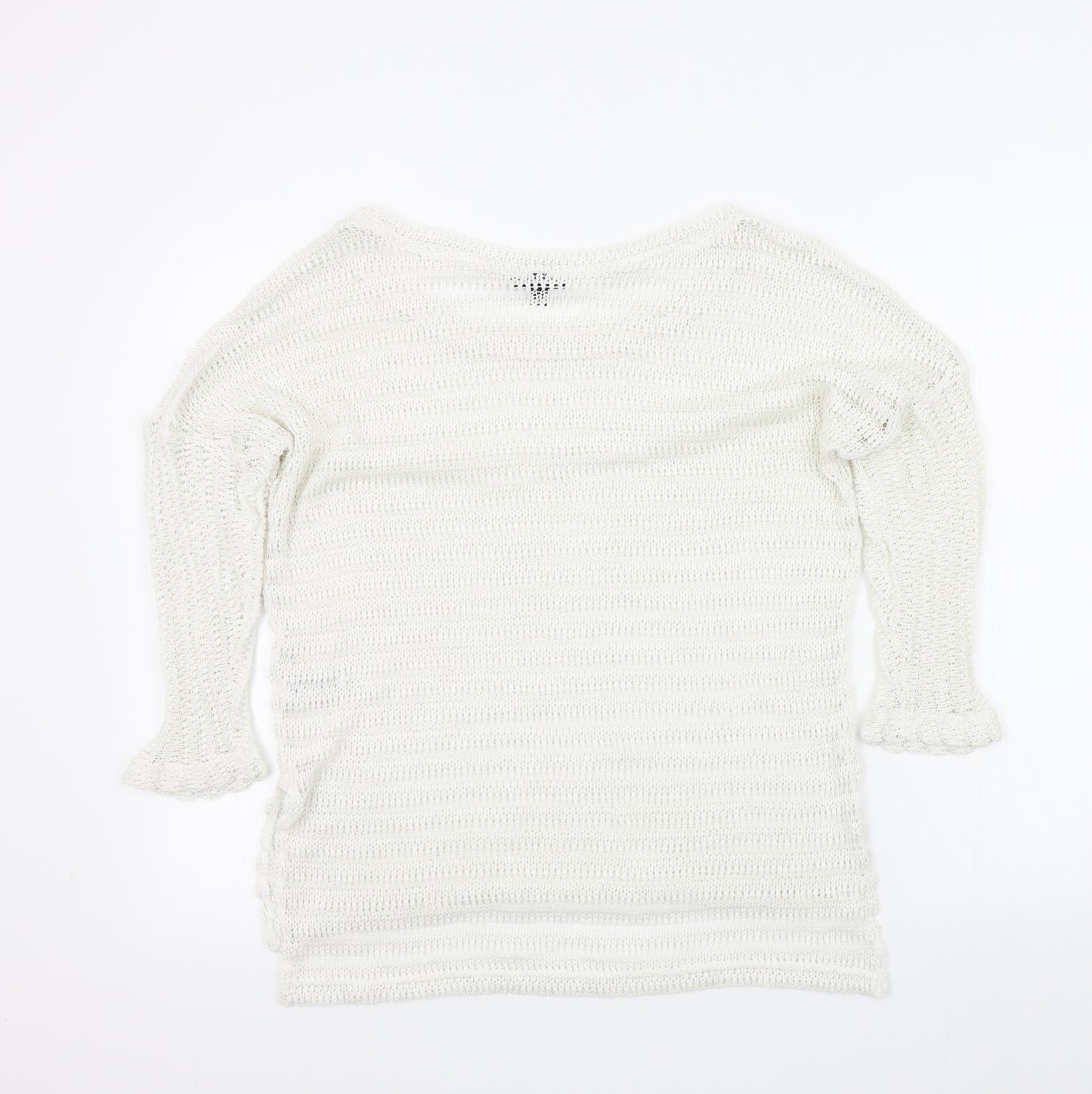 Topshop Womens White   Pullover Jumper Size 12