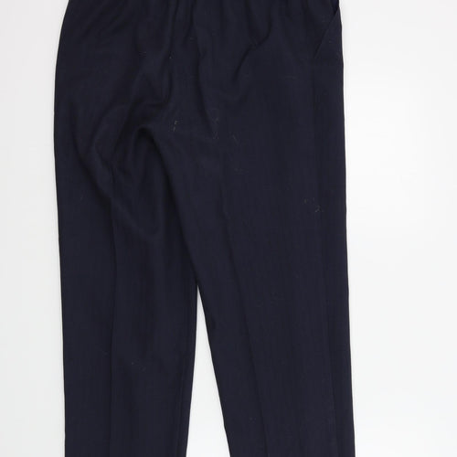M&S Womens Blue   Trousers  Size 12 L26 in