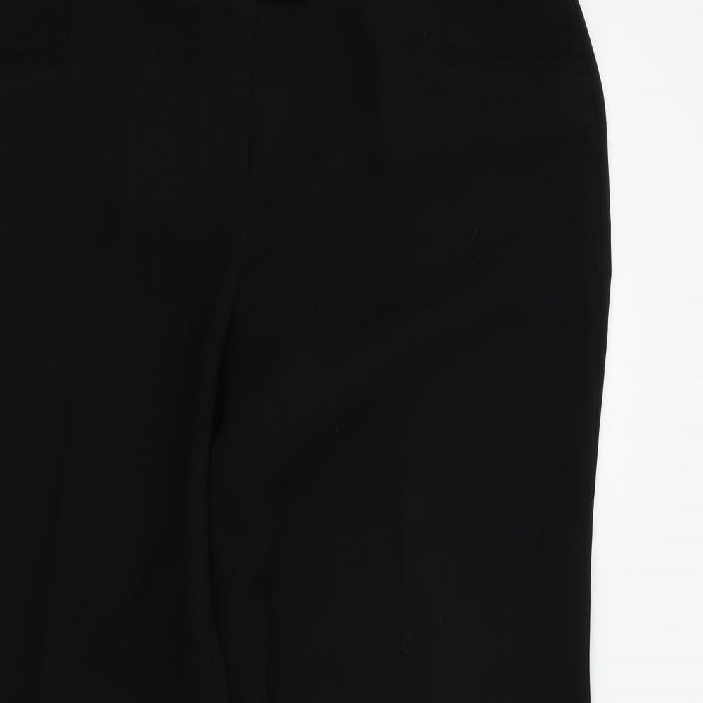 Papaya Womens Black   Trousers  Size 14 L28 in