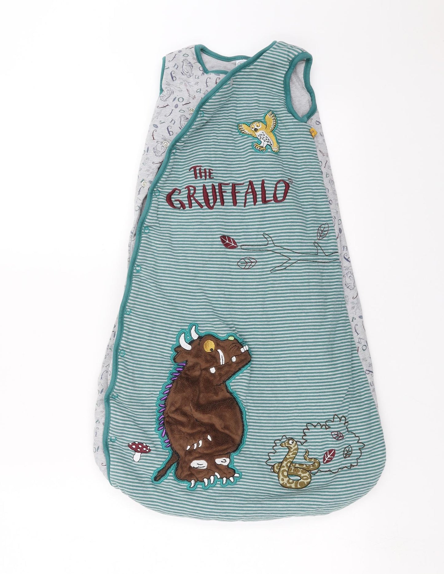 TU Baby Green Striped   One Piece Size 12-18 Months  - Grow Bag, gruffalo