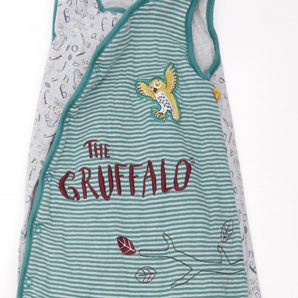 TU Baby Green Striped   One Piece Size 12-18 Months  - Grow Bag, gruffalo