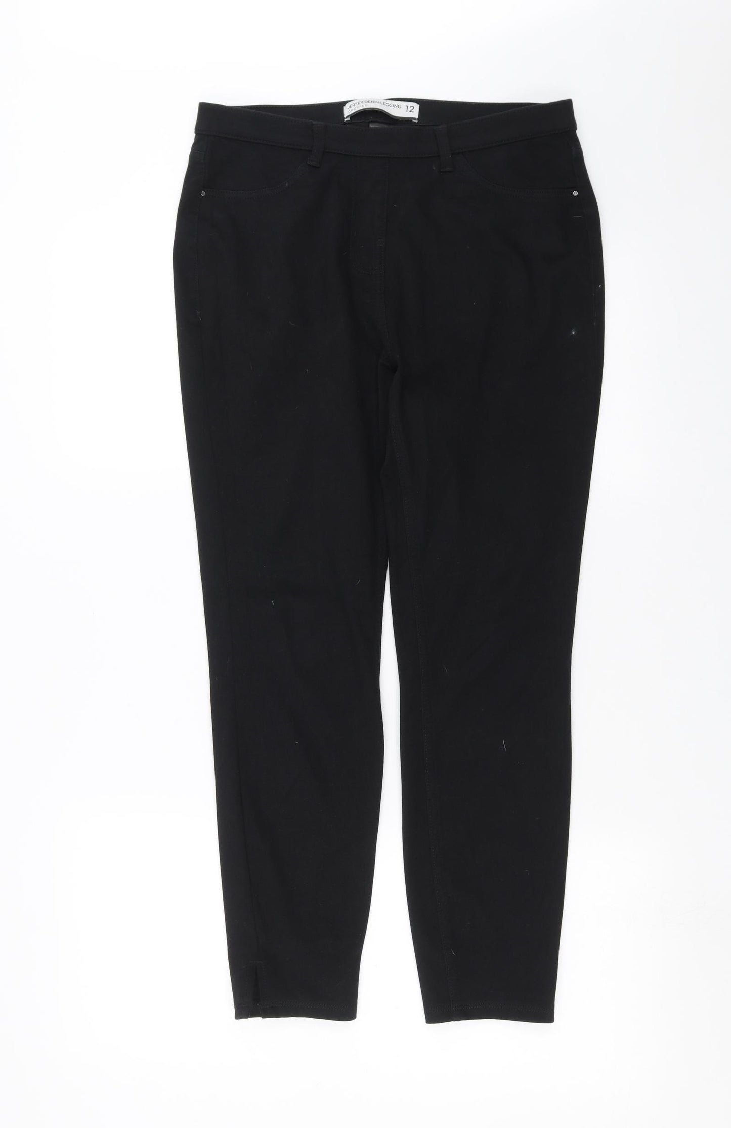 NEXT Womens Black  Denim Jegging Jeans Size 12 L24 in - cropped