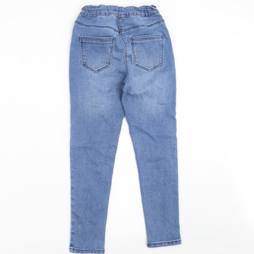 Matalan Girls Blue  Denim Skinny Jeans Size 8 Years