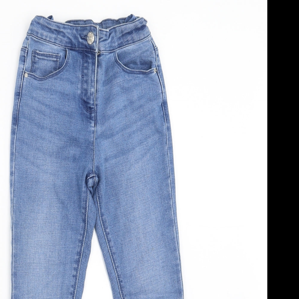 Matalan Girls Blue  Denim Skinny Jeans Size 8 Years