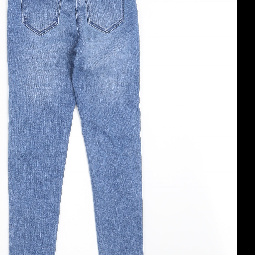 Matalan Girls Blue  Denim Skinny Jeans Size 8 Years