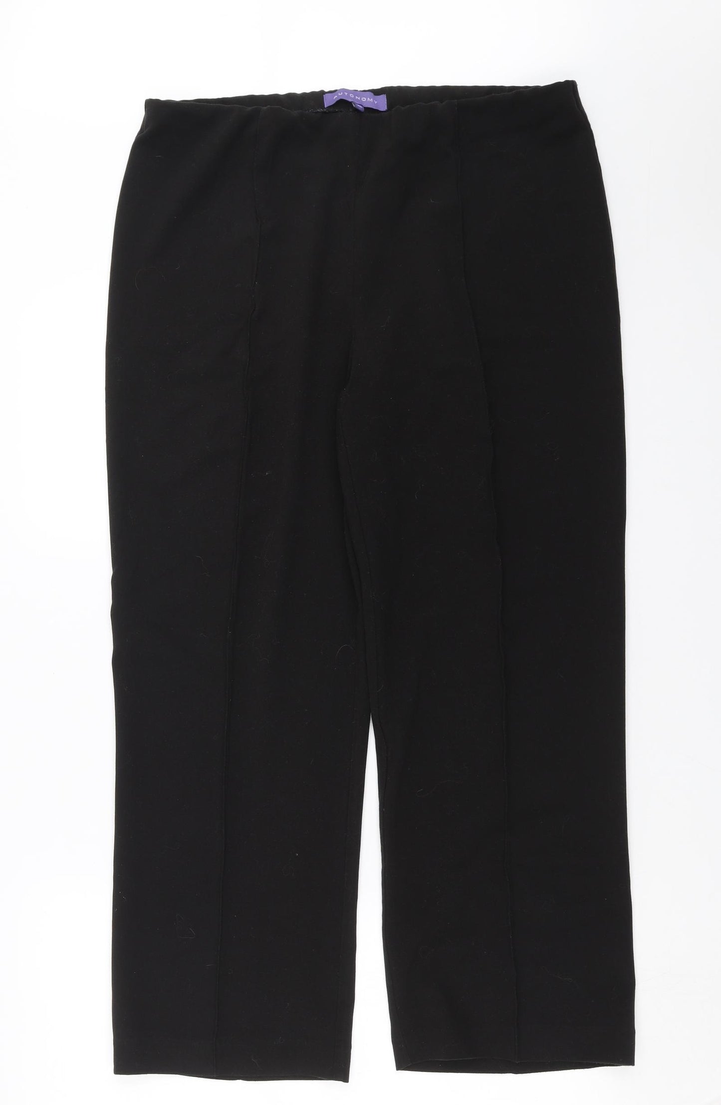 Autonomy Womens Black   Trousers  Size 16 L27 in