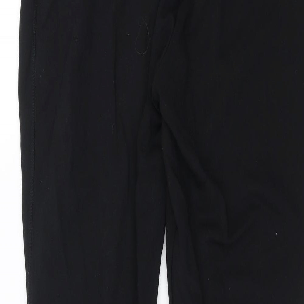 Marks and Spencer Womens Black   Trousers  Size 18 L27 in