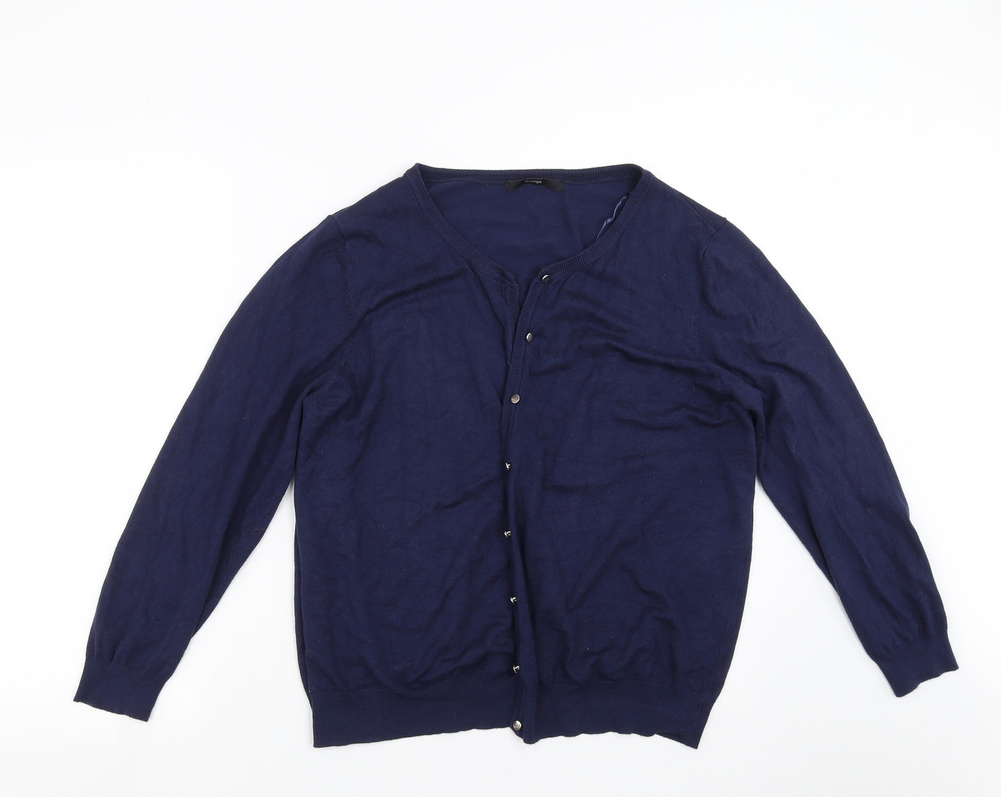 George Womens Blue  Knit Cardigan Jumper Size 22