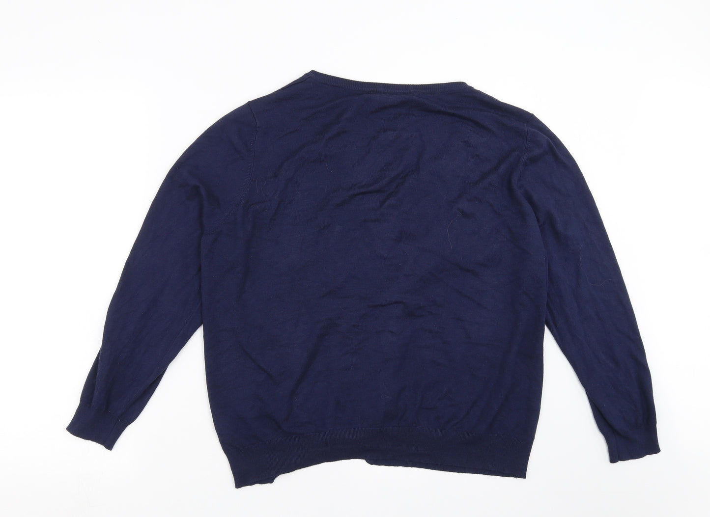 George Womens Blue  Knit Cardigan Jumper Size 22