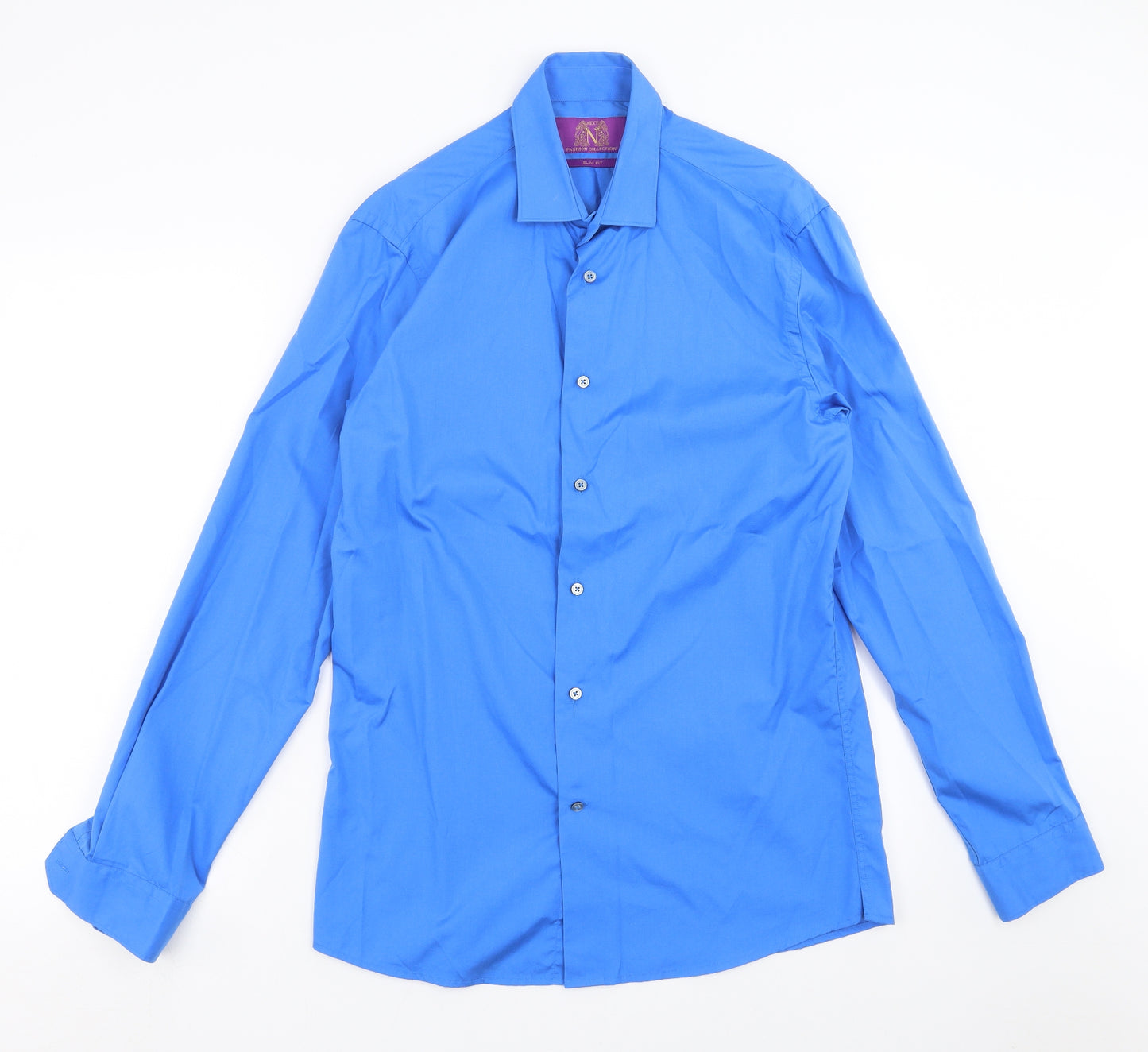 NEXT Mens Blue    Dress Shirt Size 15.5