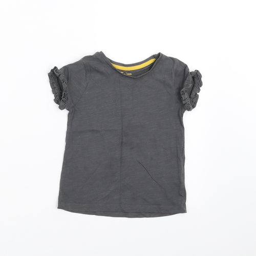 TU Girls Grey   Basic T-Shirt Size 2-3 Years