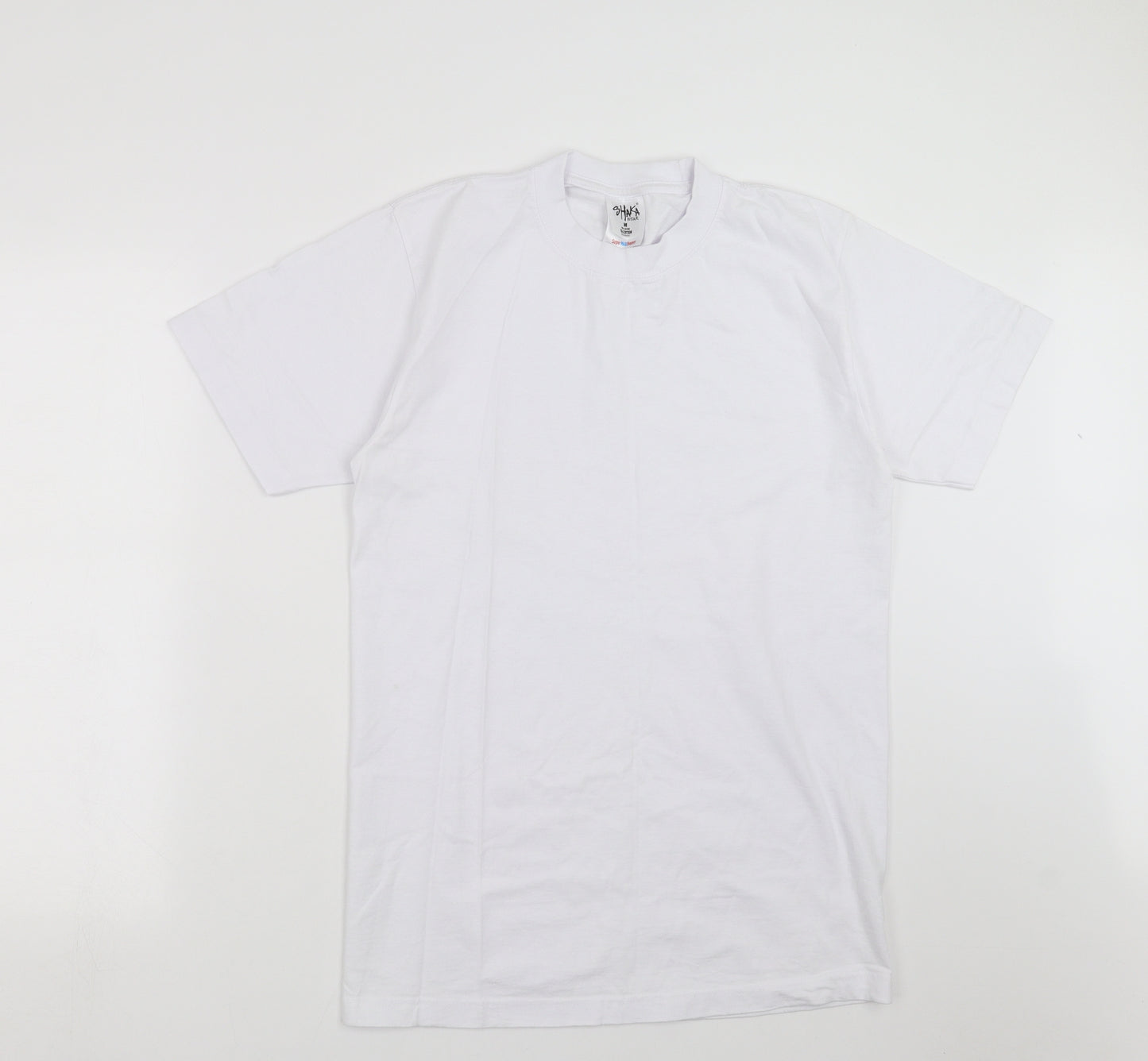 Shaka Wear Mens White    T-Shirt Size M