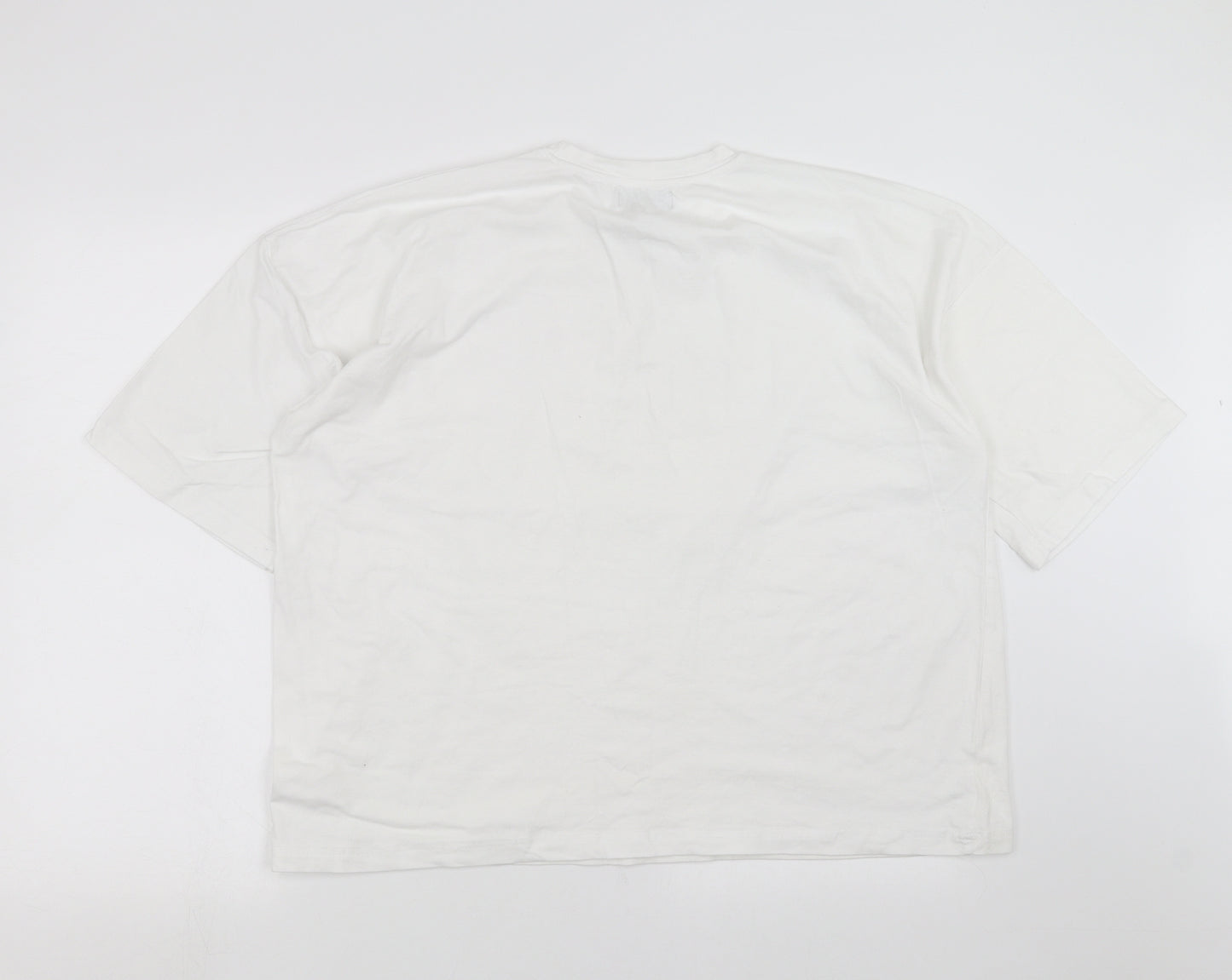 Missguided Womens White   Basic T-Shirt Size 12