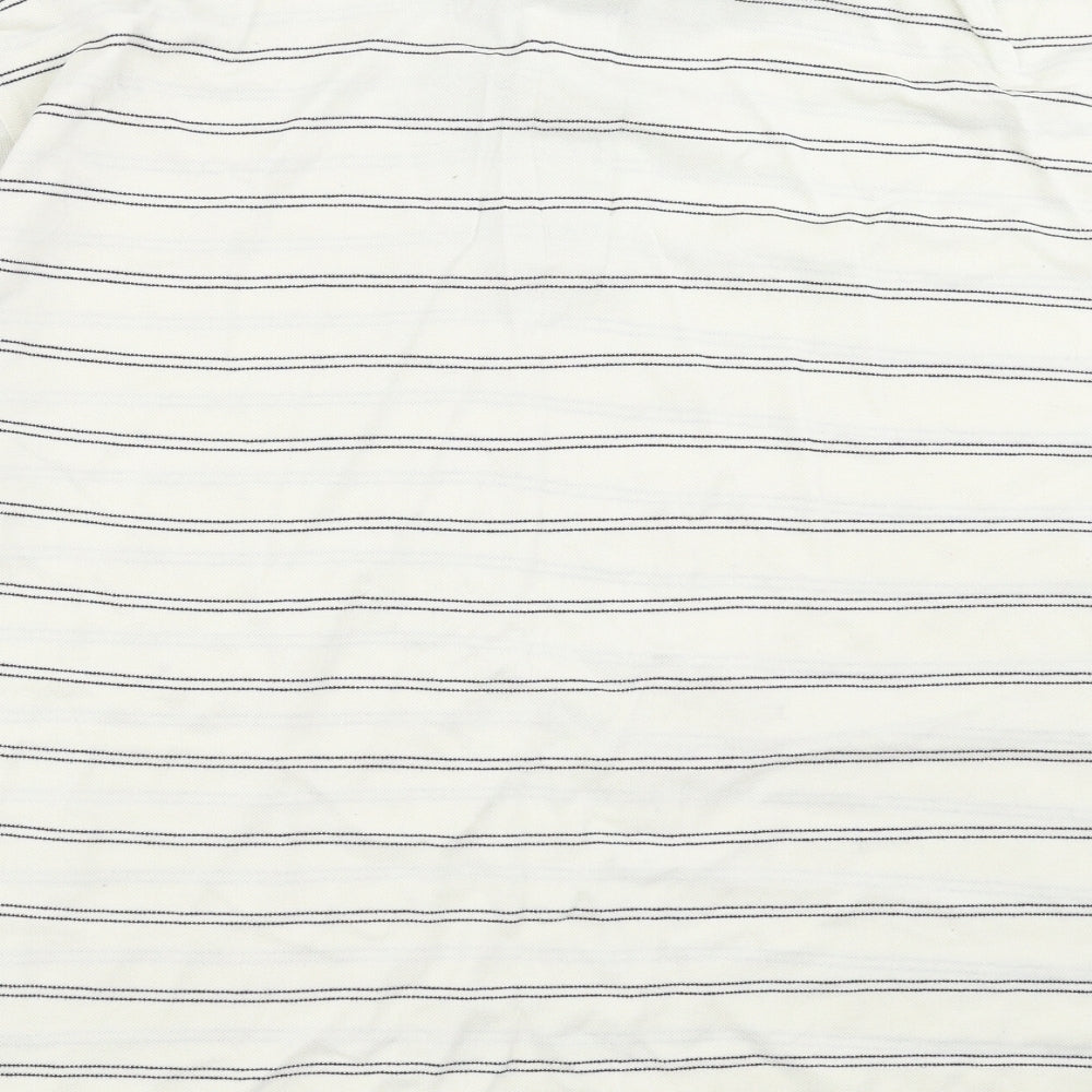 Greg Norman Mens Beige Striped   Polo Size L