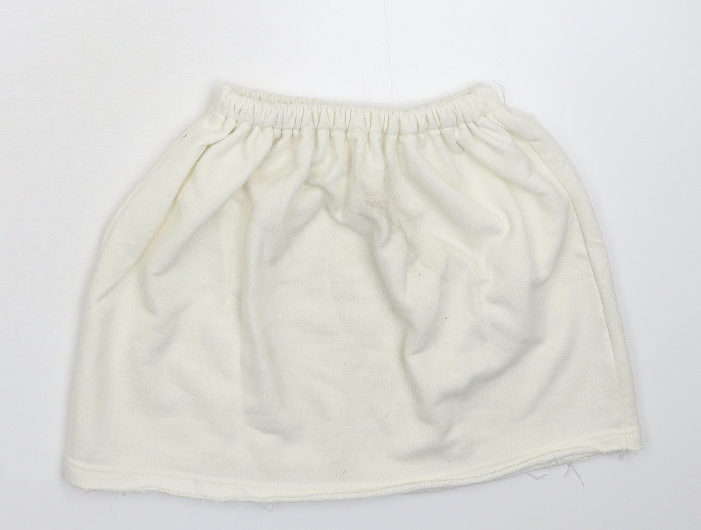 Baziic Womens White   Mini Skirt Size 26 in