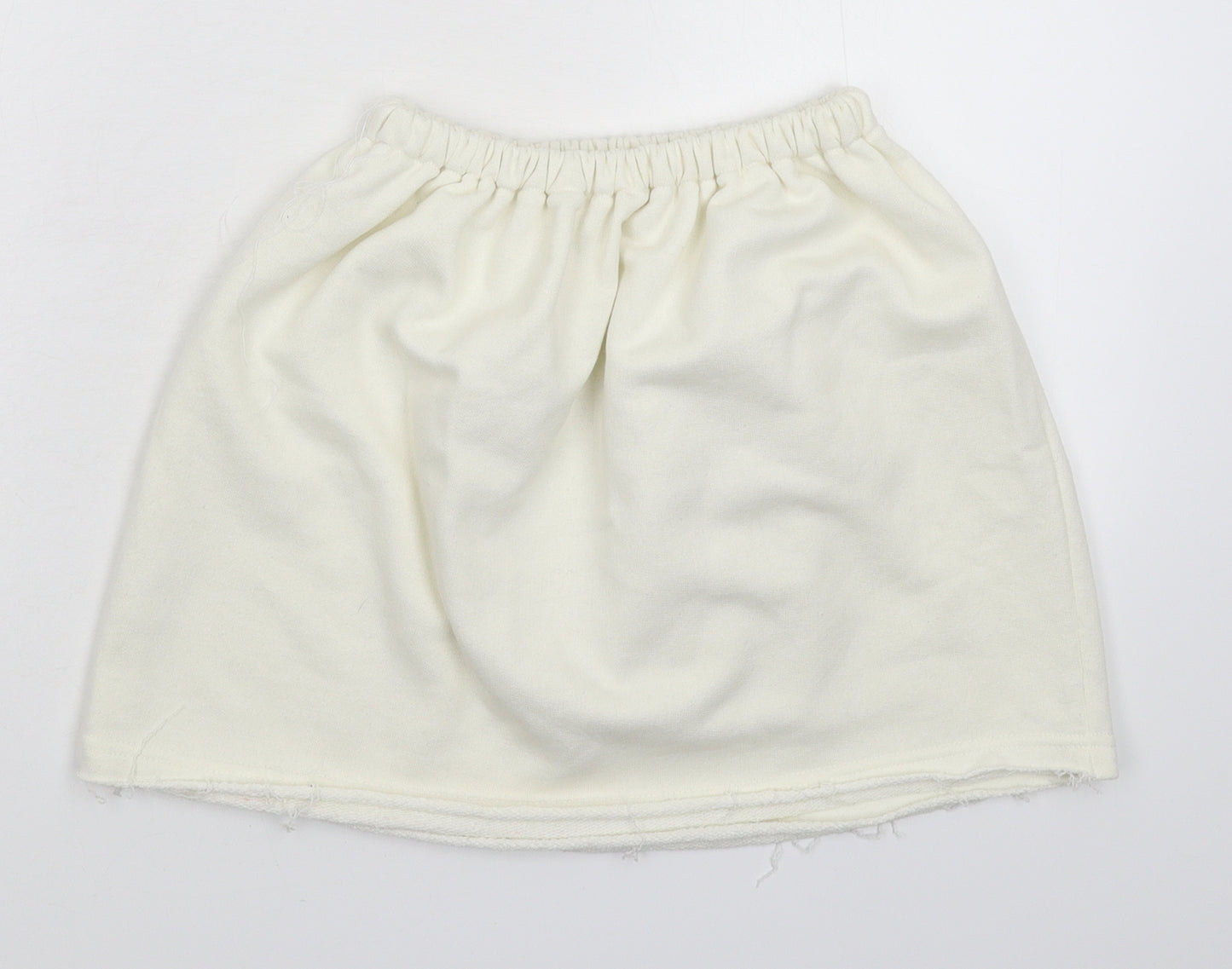 Baziic Womens White   Mini Skirt Size 26 in