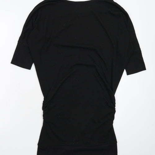 Zenana Womens Black  Knit Jumper Dress  Size M
