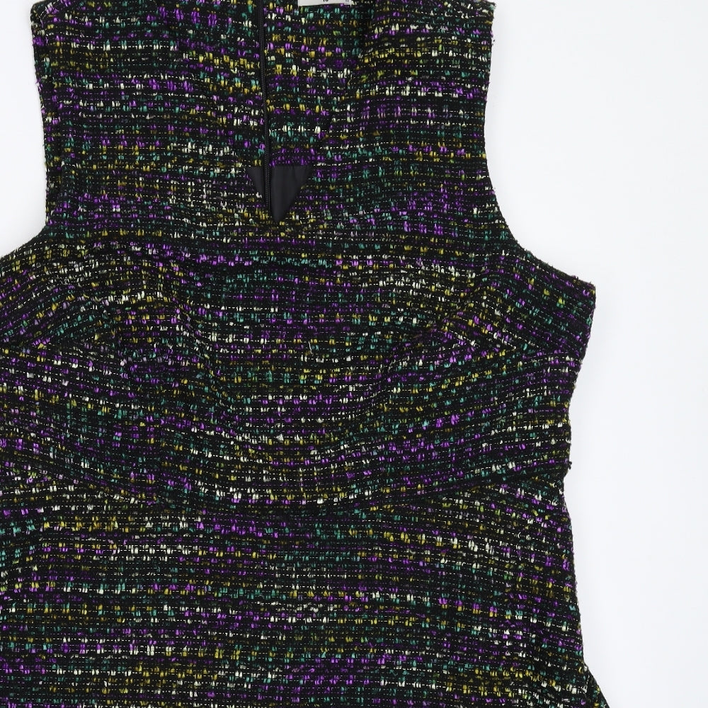 TU Womens Black  Knit Jumper Dress  Size 22