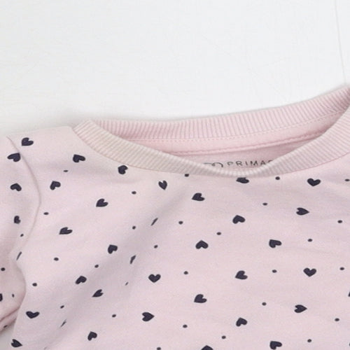 Primark Girls Pink   Pullover Jumper Size 0-3 Months