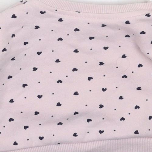 Primark Girls Pink   Pullover Jumper Size 0-3 Months