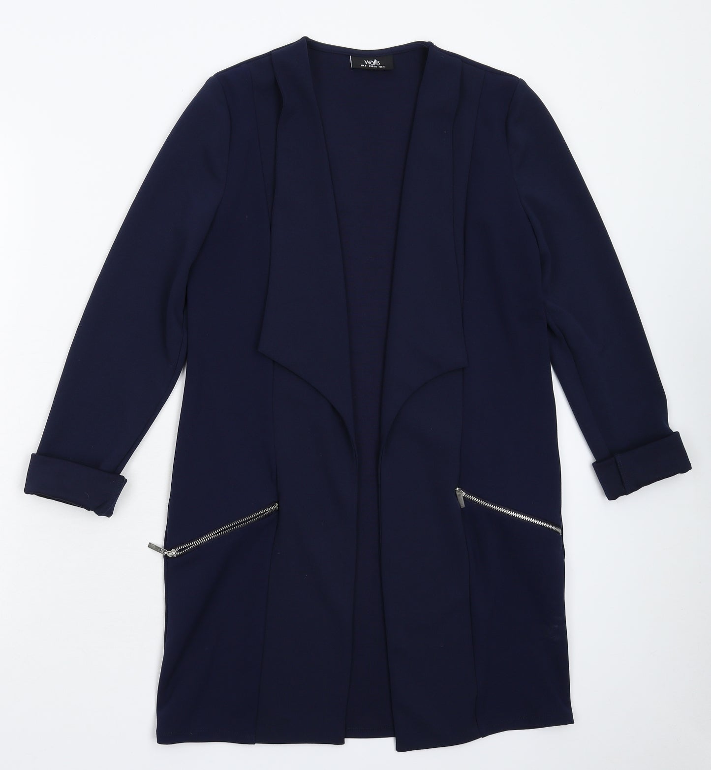 Wallis Womens Blue   Jacket  Size 8
