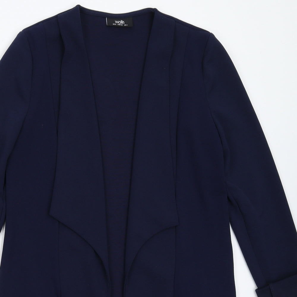 Wallis Womens Blue   Jacket  Size 8