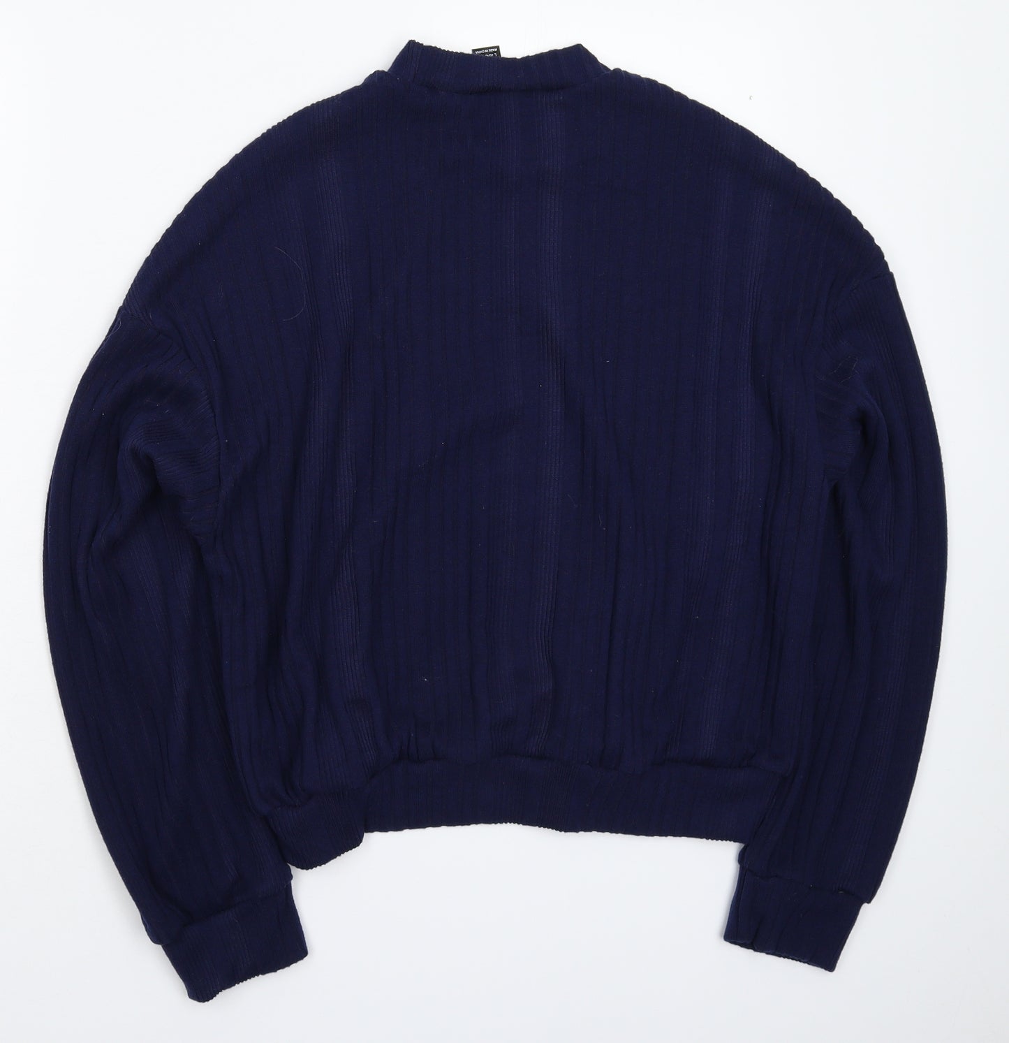 SheIn Womens Blue  Knit Pullover Jumper Size L