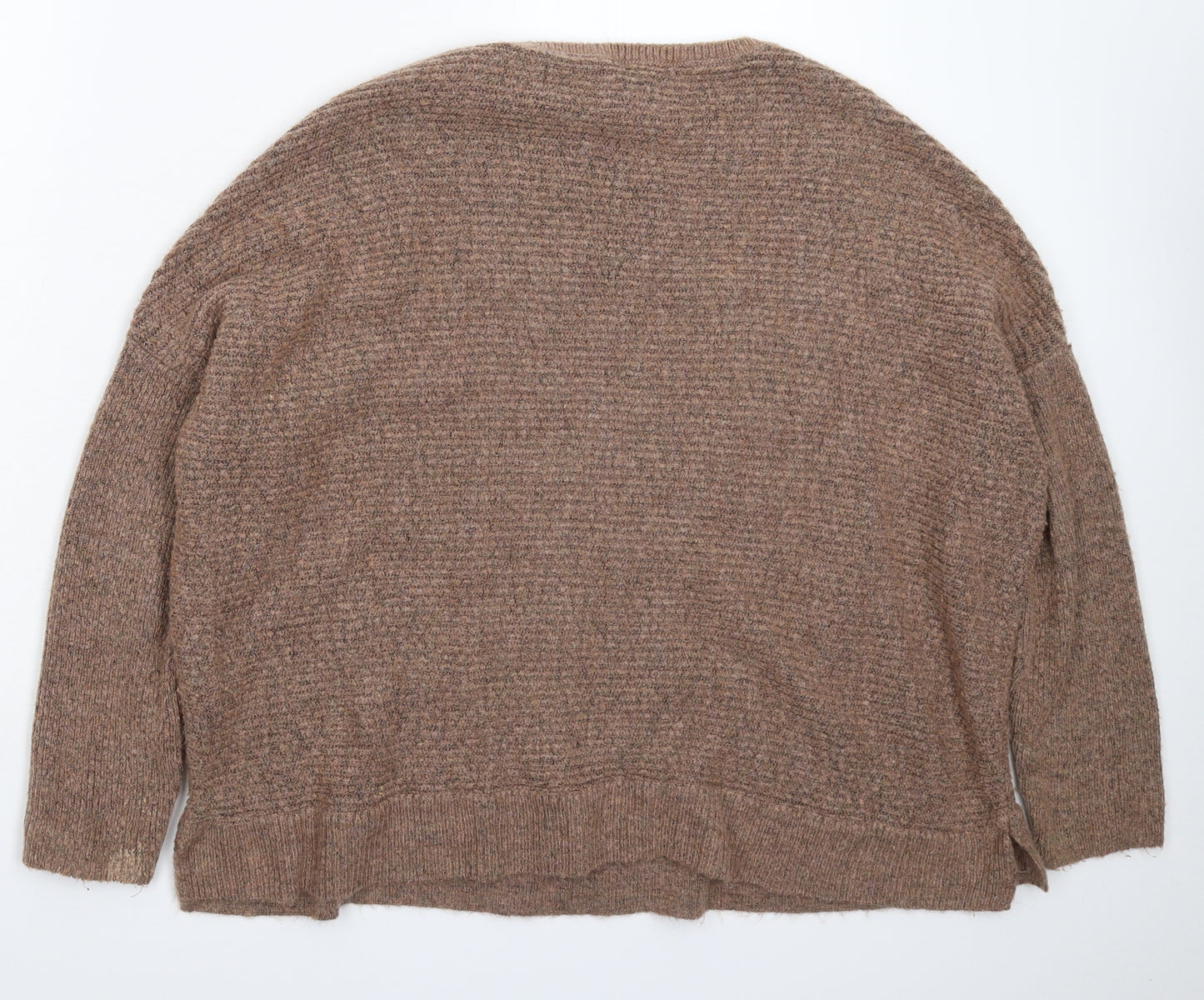New Look Womens Grey  Knit Pullover Jumper Size S  - Oversized