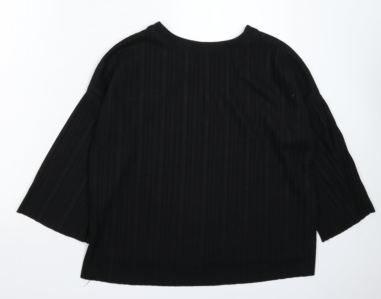 Preworn Womens Black  Knit Pullover Jumper Size XL