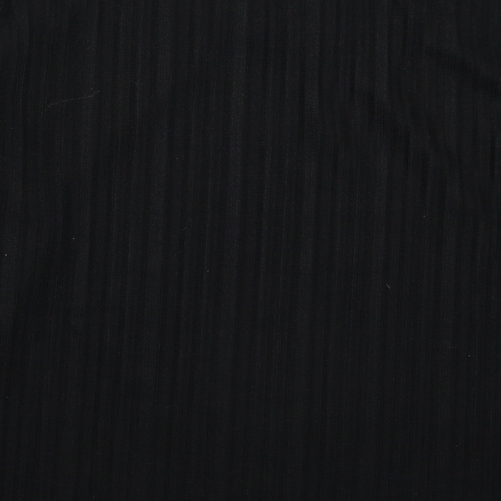 Preworn Womens Black  Knit Pullover Jumper Size XL