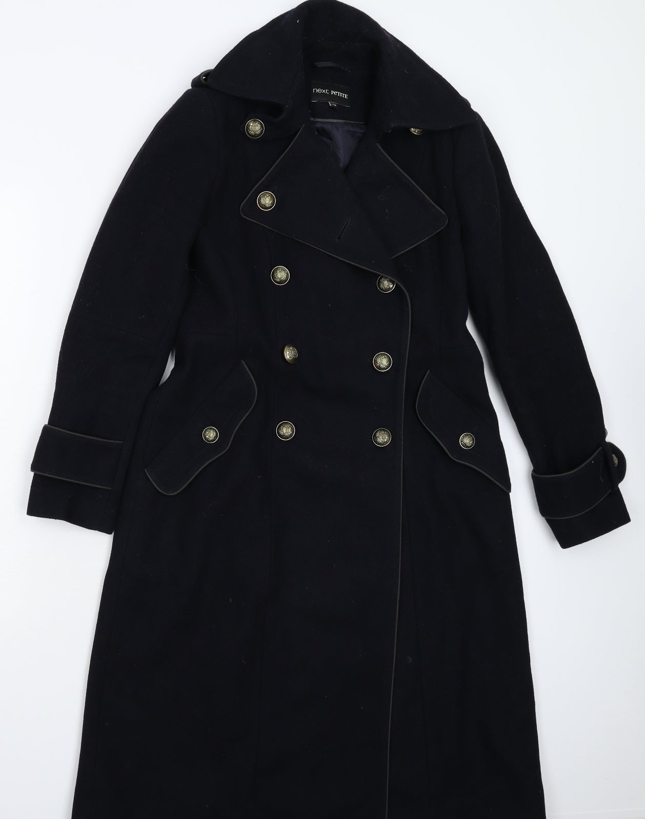 NEXT Womens Blue   Overcoat Coat Size 12