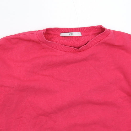 Marks and Spencer Girls Pink   Pullover Sweatshirt Size 11-12 Years