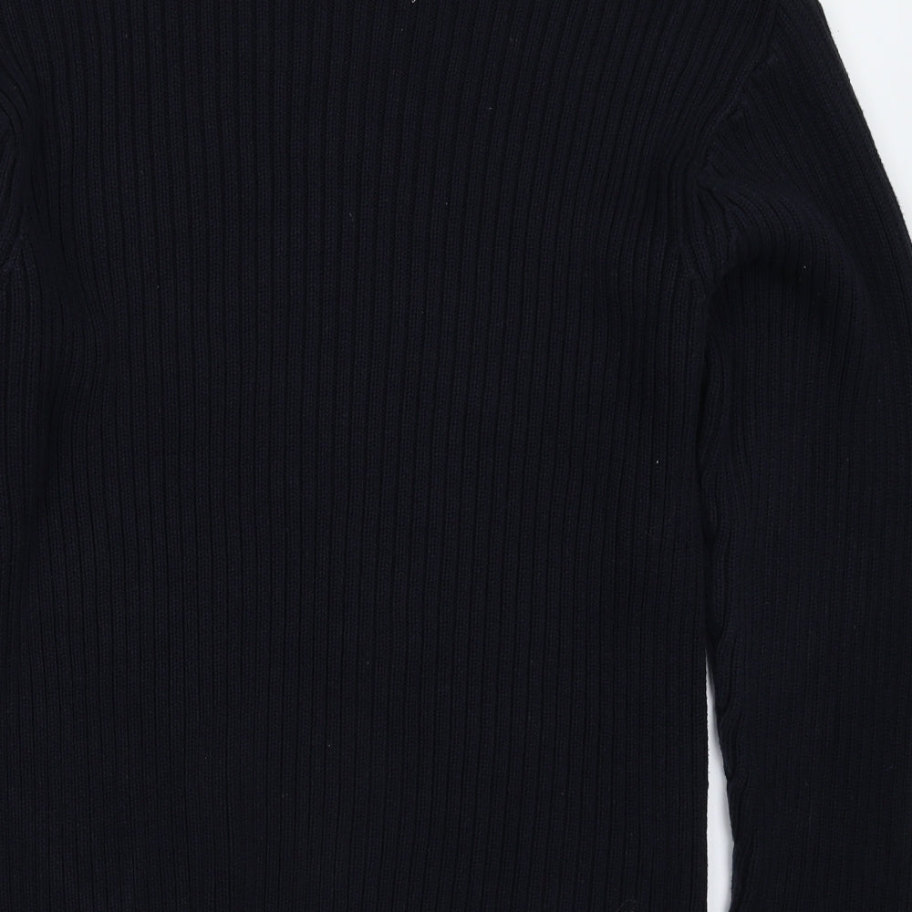 Avenue Mens Blue  Knit Pullover Jumper Size XL
