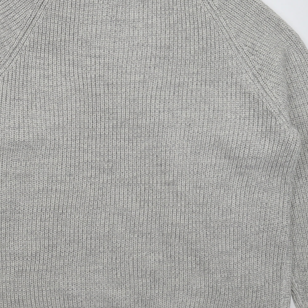 George Mens Grey  Knit Pullover Jumper Size 2XL