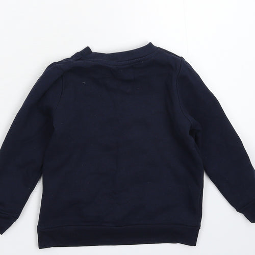 Lily&Dan  Boys Blue   Pullover Sweatshirt Size 3-4 Years