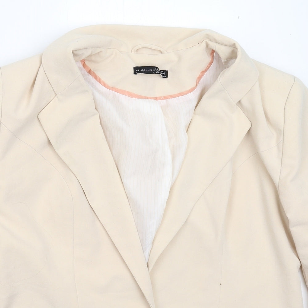 Atmosphere Womens Beige   Jacket Blazer Size 14