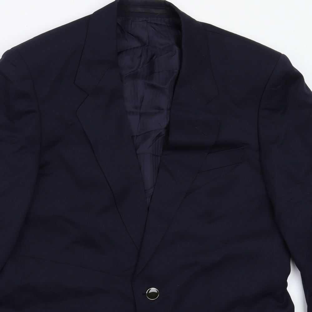 Marks and Spencer Mens Blue   Jacket Suit Jacket Size 38