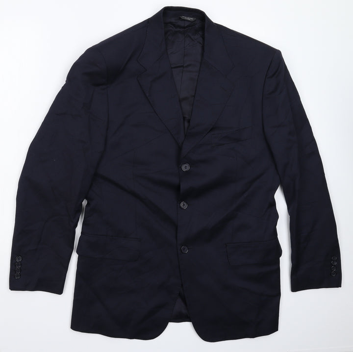 Conbipel Mens Blue Jacket Suit Jacket Size 42