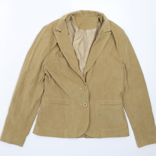 NL Collection Womens Beige   Jacket Blazer Size 12